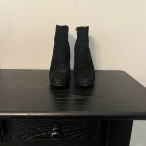 Via Spiga Black Ankle Booties